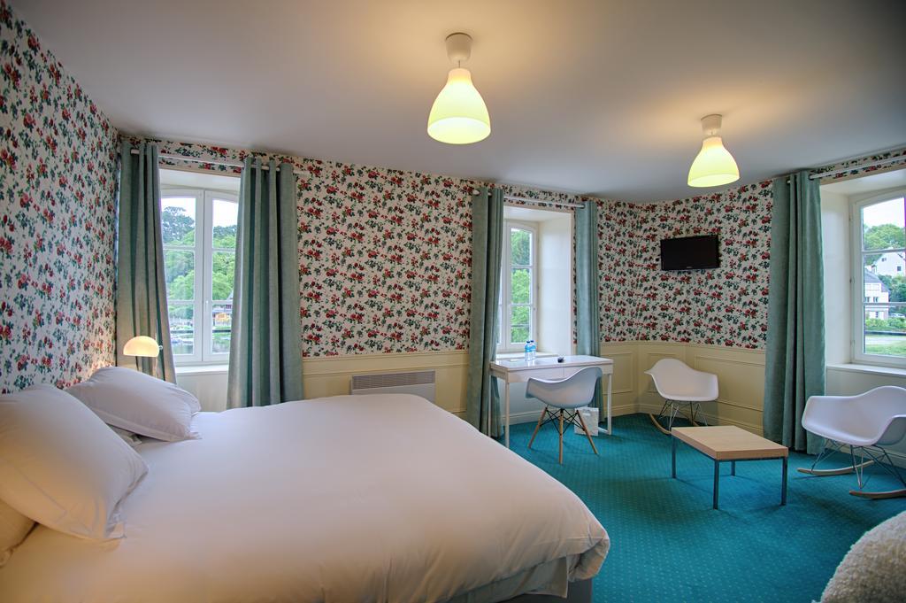 Hotel De Charme Les Mimosas Pont-Aven Ruang foto